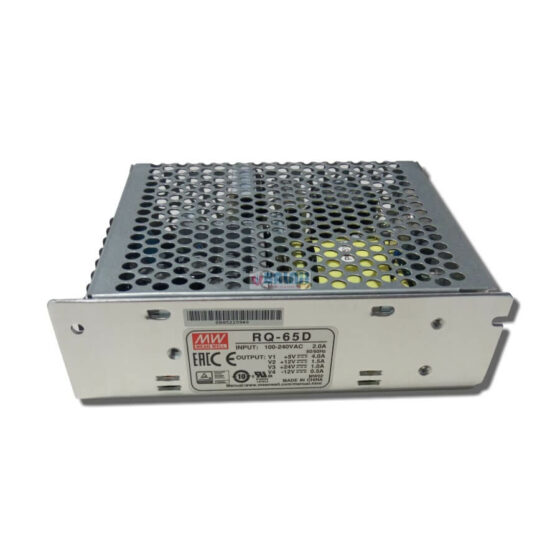 Meanwell_Switching_Power_Supplies_RQ-65D- 5V=4A,12V=1.5A,24V=1A,-12V=0.5A