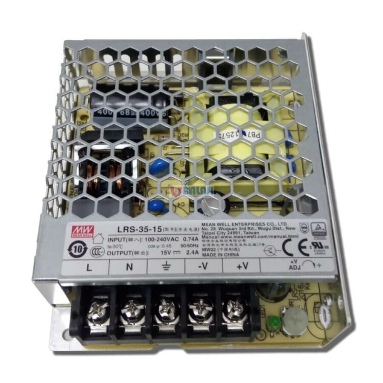 New Meanwell LRS-35-15 15V 2.4A Switching Power Supply 