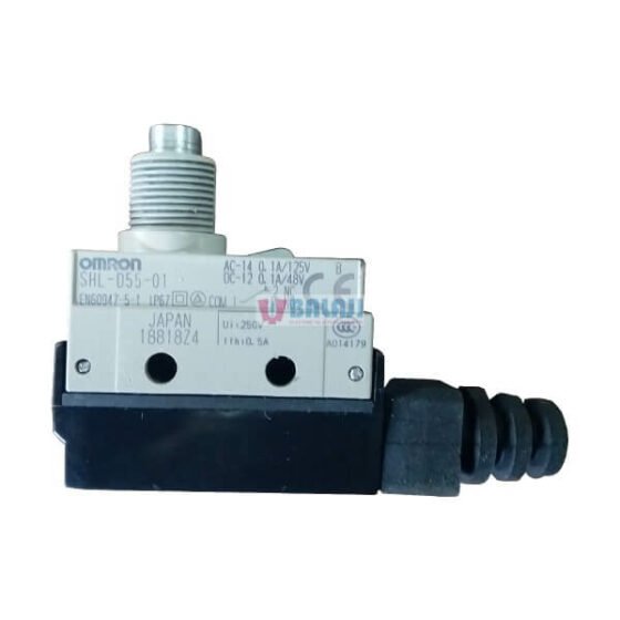 OMRON LIMIT SWITCH SHL-055-01  SPDT, Panel mount plunger DC-12. 2 A   125 V