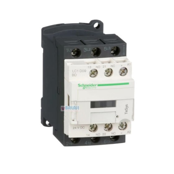 Schneider Contactor LC1D09BD 3P-3-NO-440-V-9-A-24-V-DC