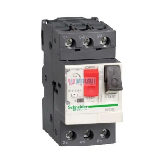 Schneider Thermal Magnetic Circuit Breaker GV2ME03-0.25-0.40A-0.09KW